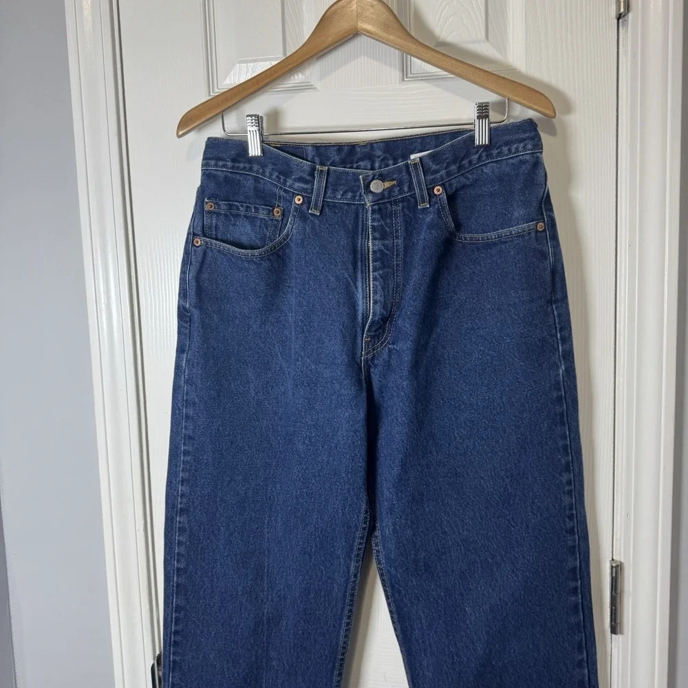 Levi's 550‎ Relaxed Fit Jeans Mens W34 L32 Blue Denim Vintage